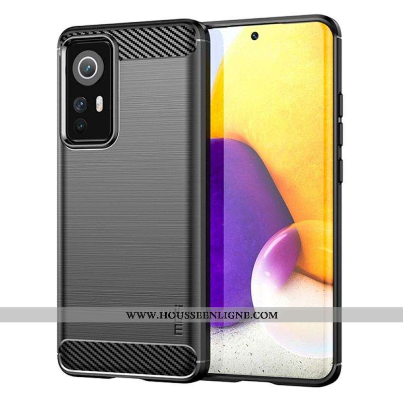 Coque Xiaomi 12 Lite Fibre Carbone Brossée MOFI