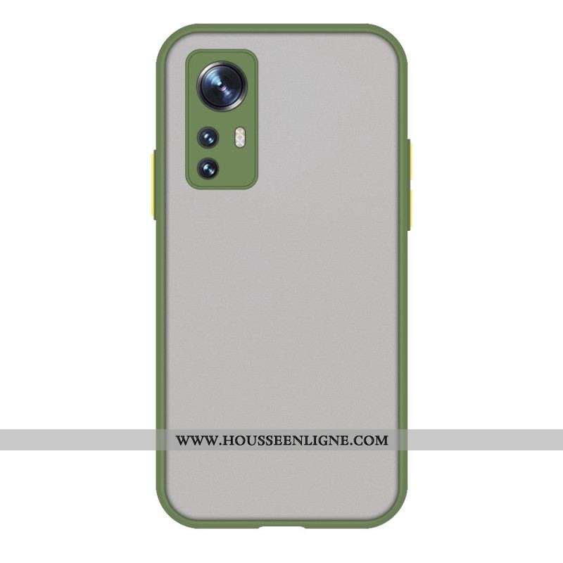 Coque Xiaomi 12 Lite Hybride Rebords Colorés