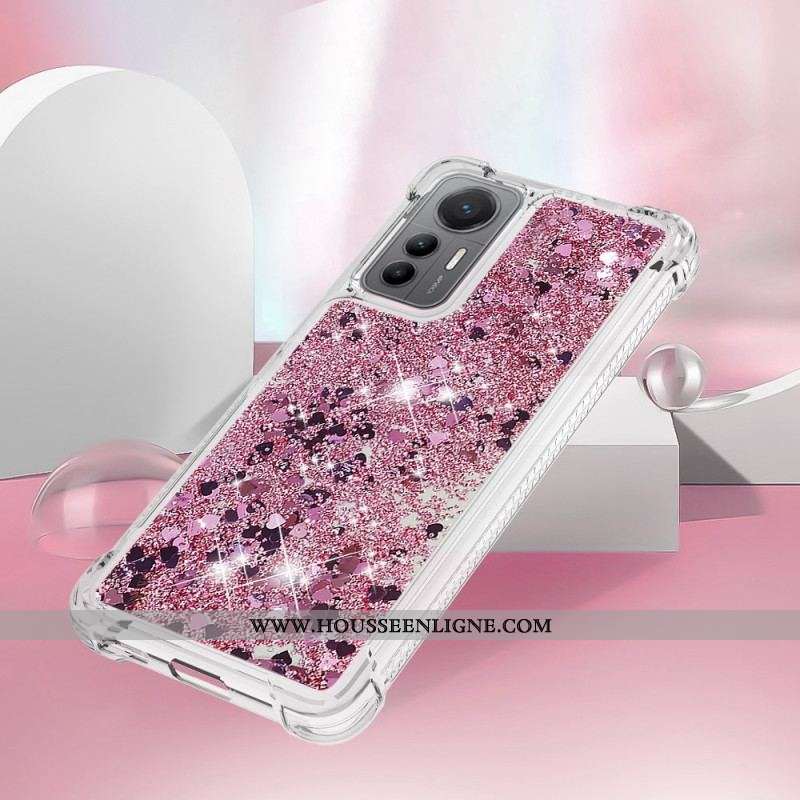 Coque Xiaomi 12 Lite Paillettes Colorées