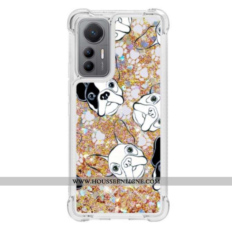 Coque Xiaomi 12 Lite Paillettes Mr Chien