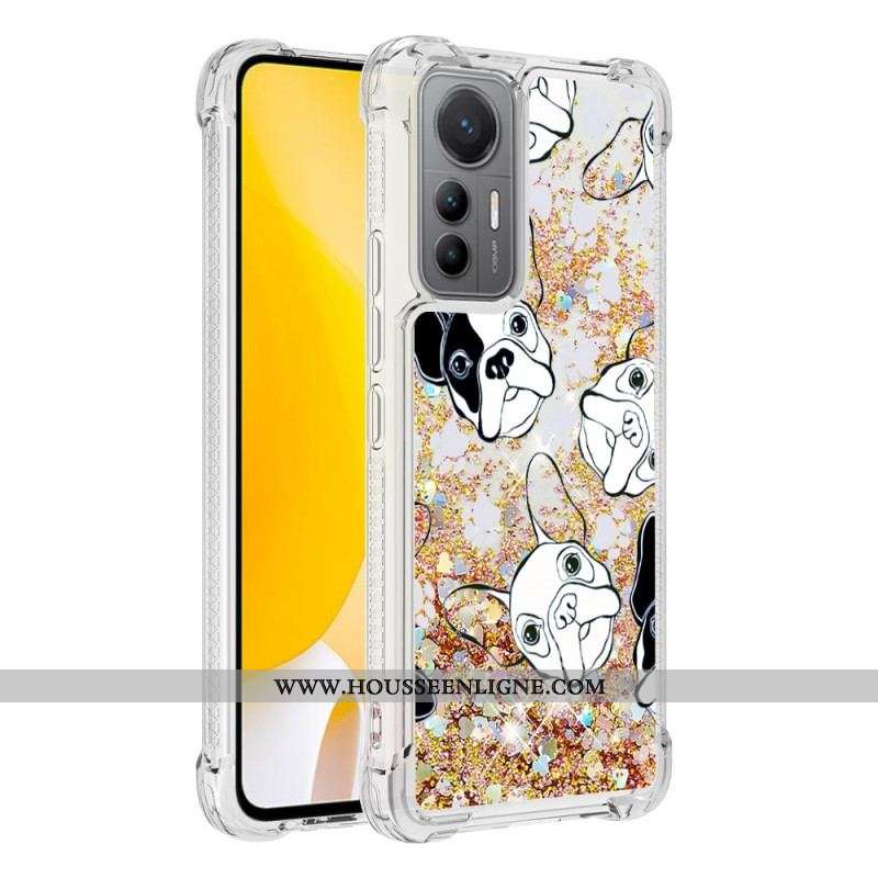 Coque Xiaomi 12 Lite Paillettes Mr Chien
