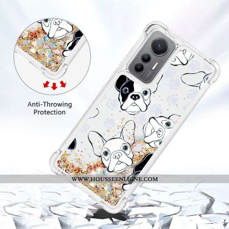 Coque Xiaomi 12 Lite Paillettes Mr Chien