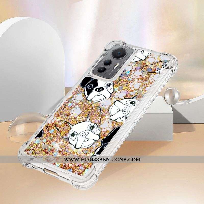Coque Xiaomi 12 Lite Paillettes Mr Chien