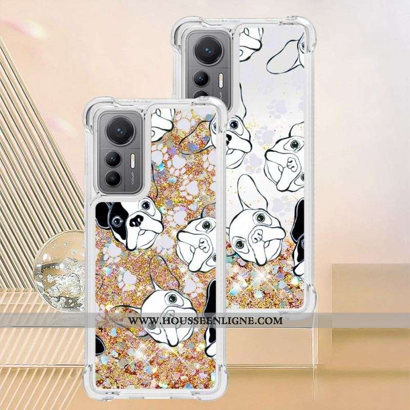 Coque Xiaomi 12 Lite Paillettes Mr Chien