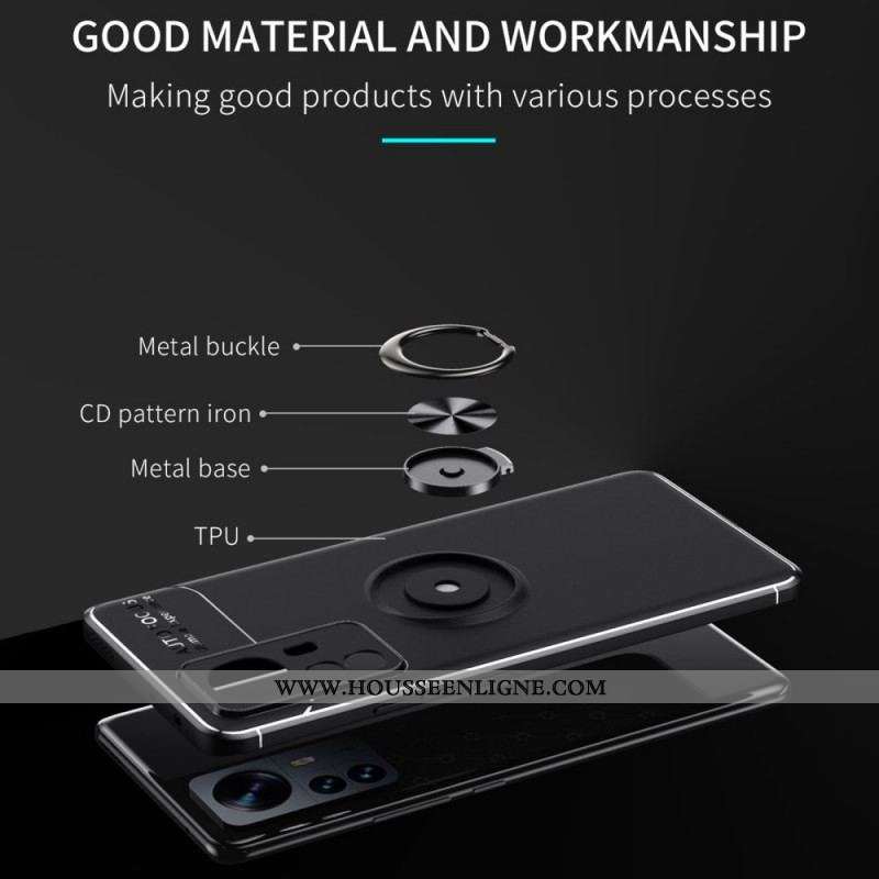 Coque Xiaomi 12 Pro Anneau Rotatif