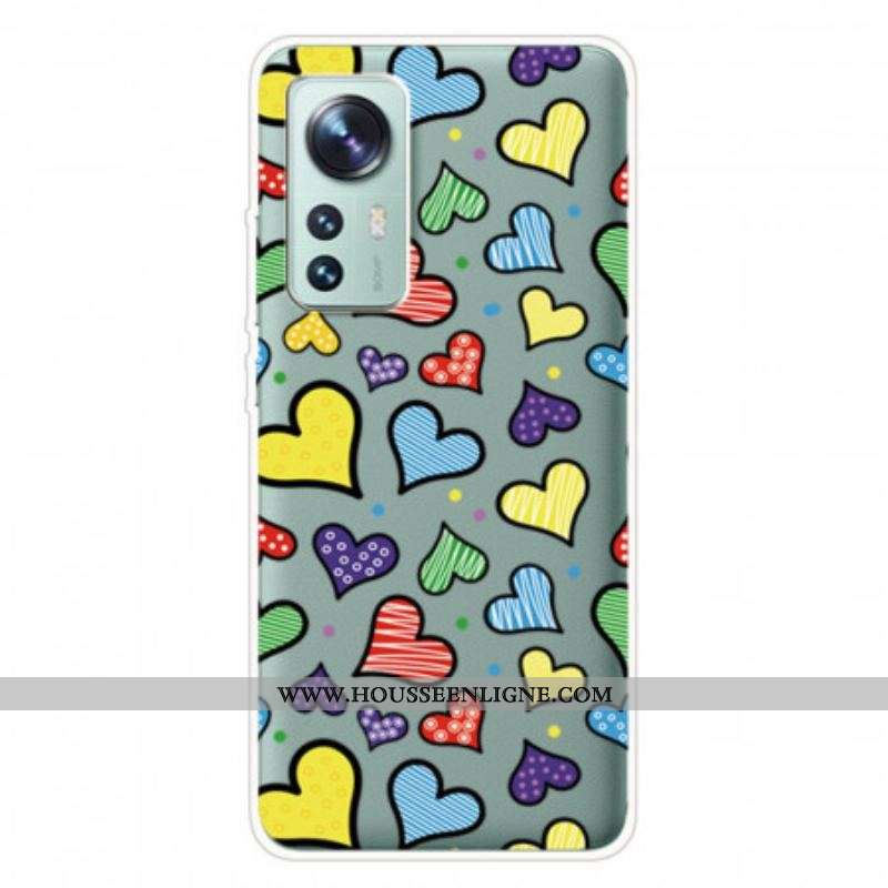 Coque Xiaomi 12 Pro Coeurs