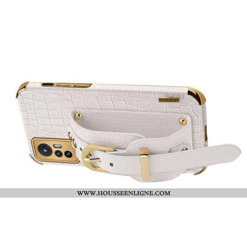 Coque Xiaomi 12 Pro Croco Bracelet