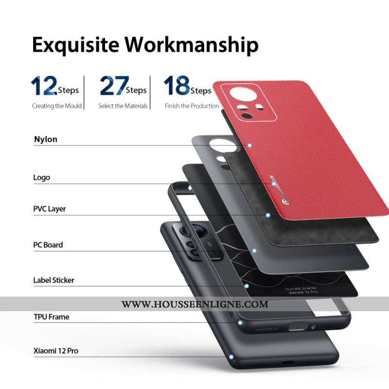 Coque Xiaomi 12 Pro Dux Ducis Fino Series Nylon