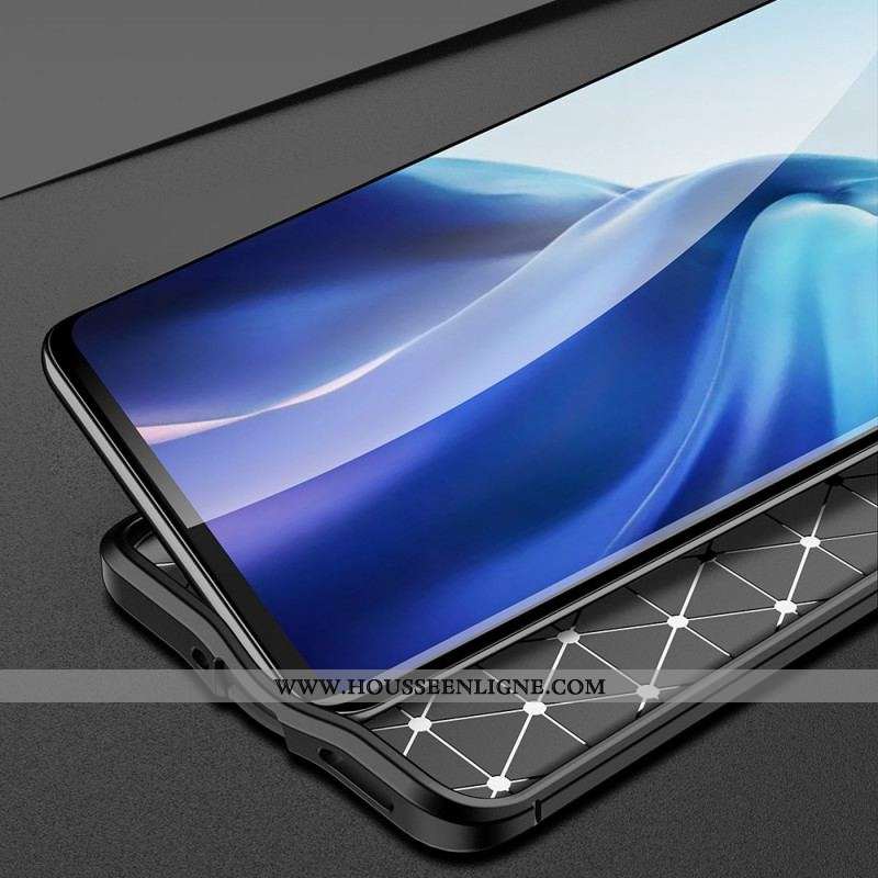 Coque Xiaomi 12 Pro Effet Cuir Litchi Double Line