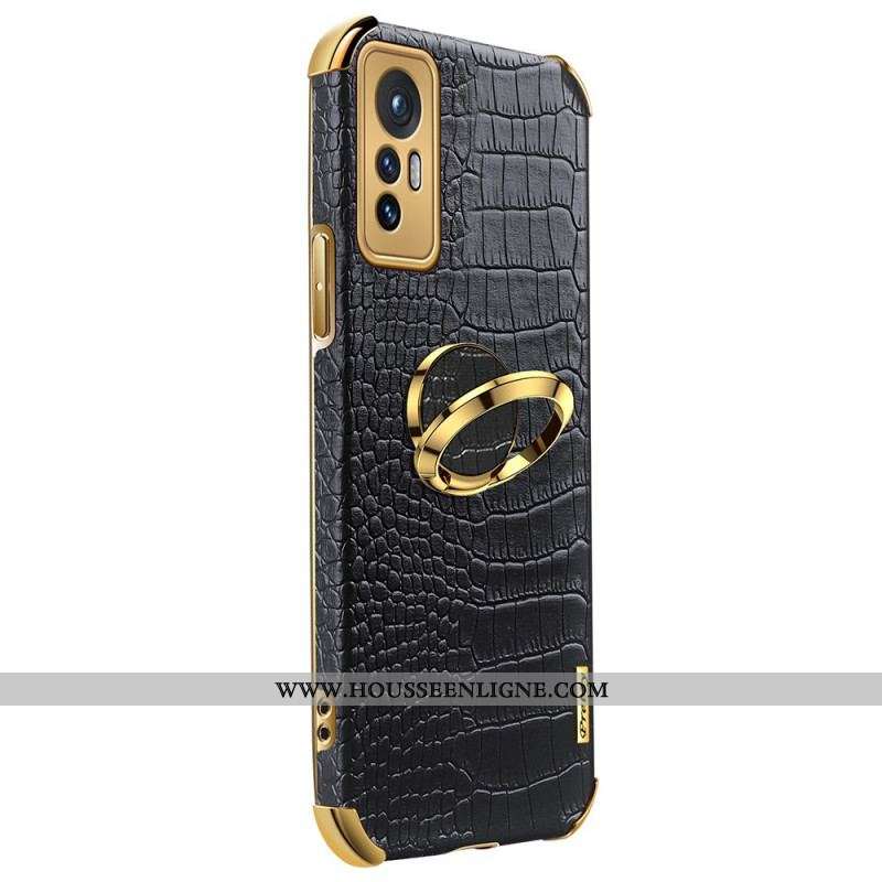 Coque Xiaomi 12 Pro Effet Peau Crocodile