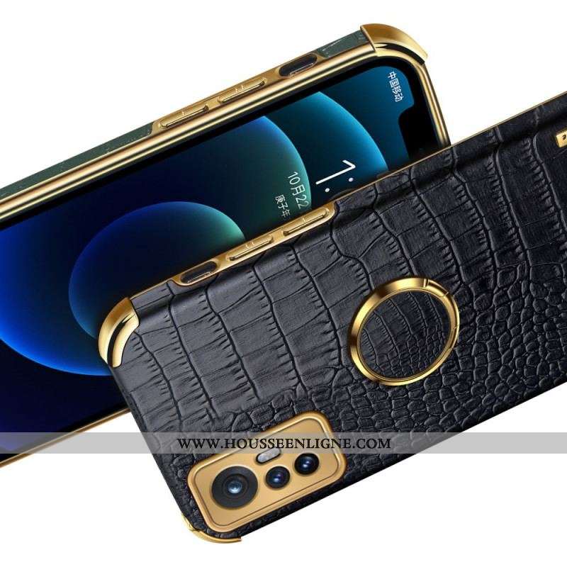 Coque Xiaomi 12 Pro Effet Peau Crocodile