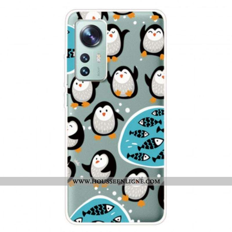 Coque Xiaomi 12 Pro Pingouins