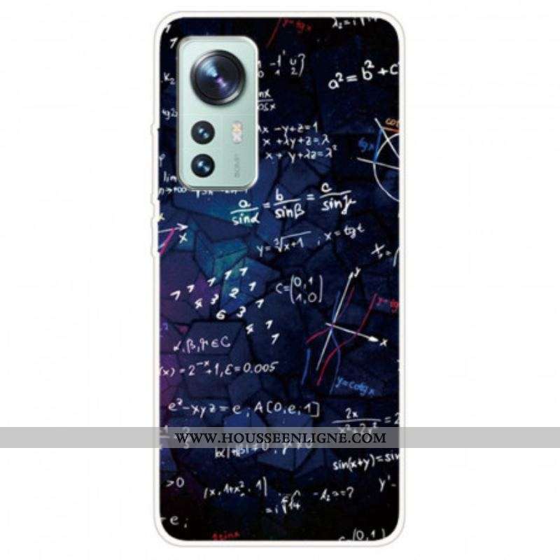 Coque Xiaomi 12 Pro Silicone Calculs Mathématiques