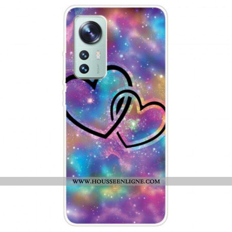 Coque Xiaomi 12 Pro Silicone Coeurs