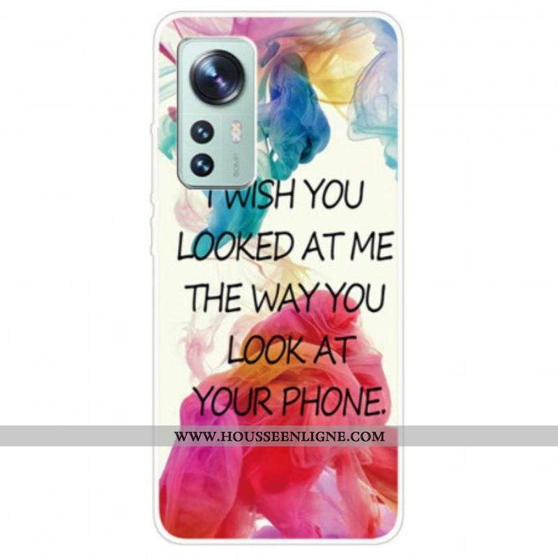 Coque Xiaomi 12 Pro Silicone I Wish You Looked at Me