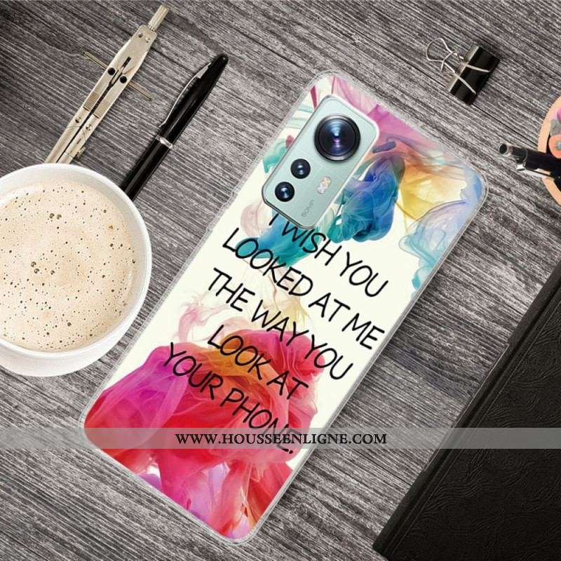 Coque Xiaomi 12 Pro Silicone I Wish You Looked at Me
