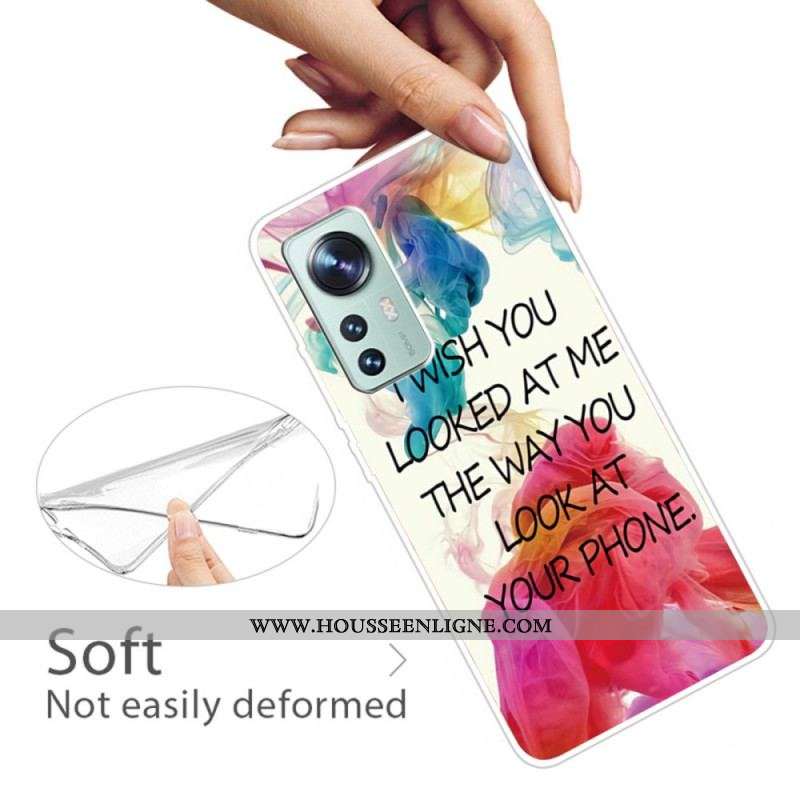 Coque Xiaomi 12 Pro Silicone I Wish You Looked at Me