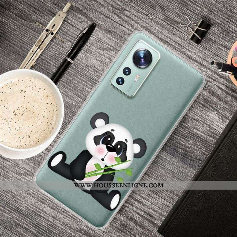 Coque Xiaomi 12 Pro Silicone Joli Panda