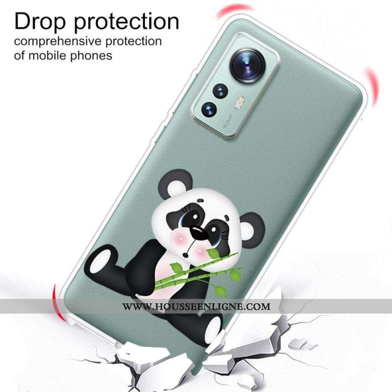 Coque Xiaomi 12 Pro Silicone Joli Panda
