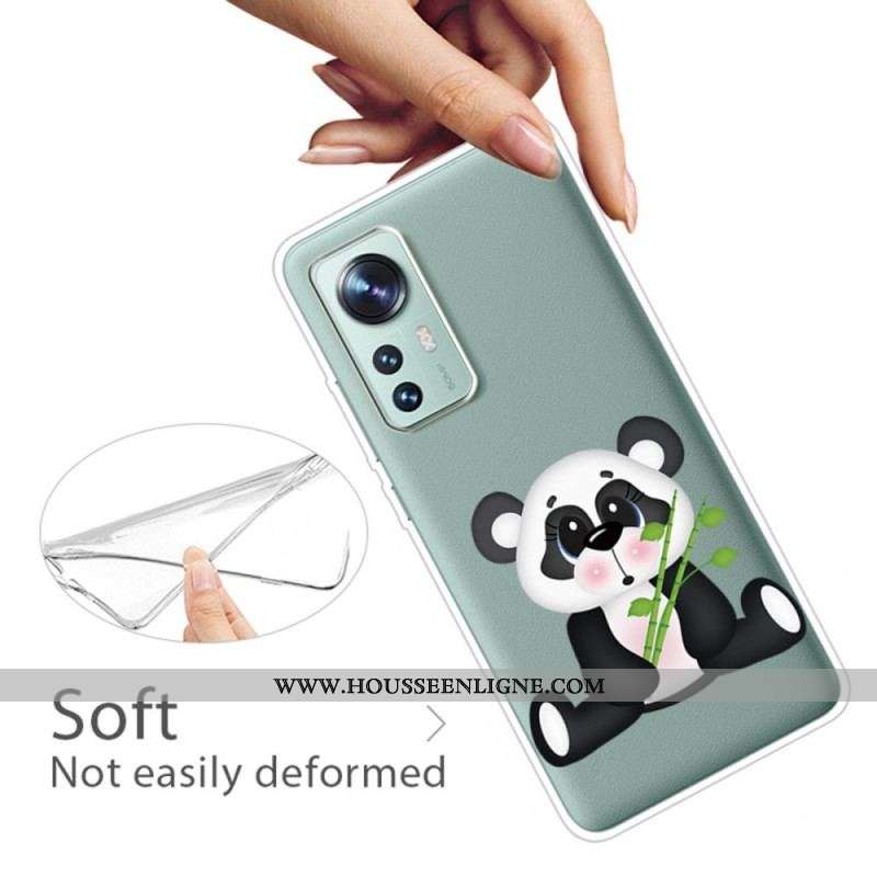 Coque Xiaomi 12 Pro Silicone Joli Panda