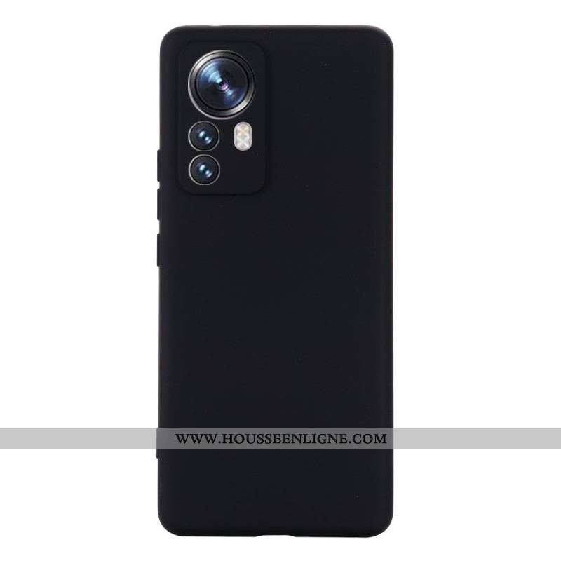 Coque Xiaomi 12 Pro Silicone Liquide Avec Lanière