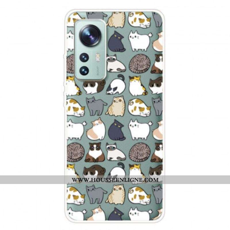 Coque Xiaomi 12 Pro Silicone Que des Chats