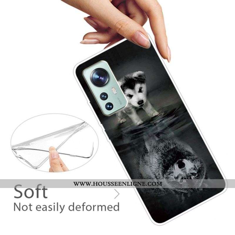Coque Xiaomi 12 Pro Silicone Rêve de Chiot