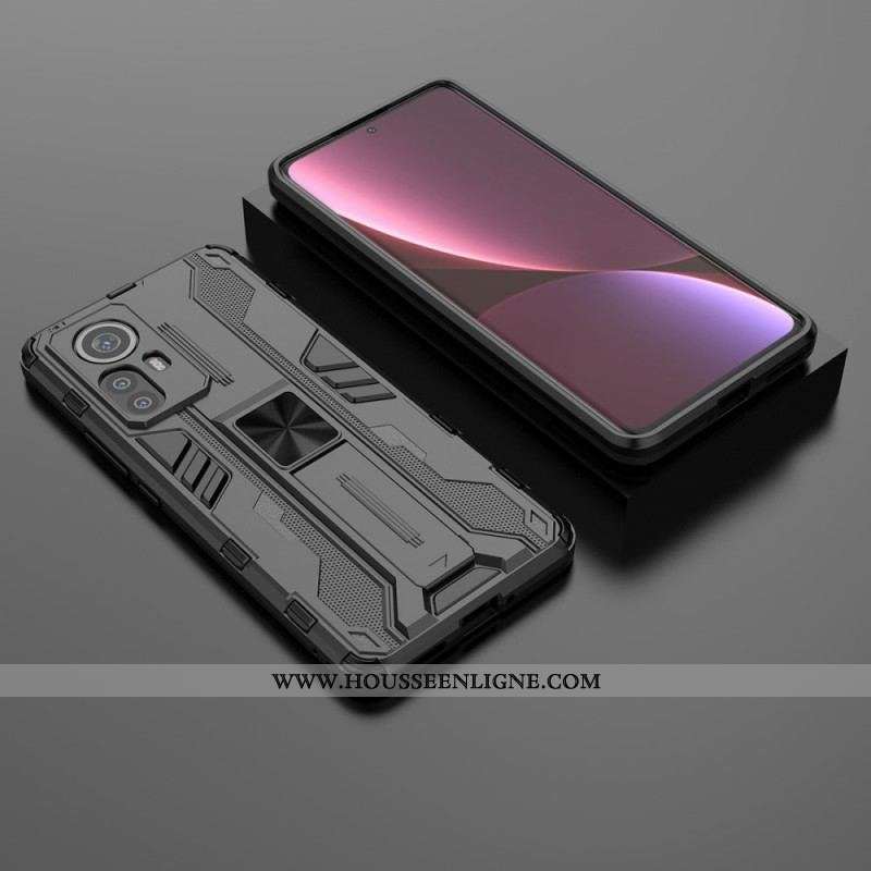 Coque Xiaomi 12 Pro Support Amovible Vertical et Horizontal