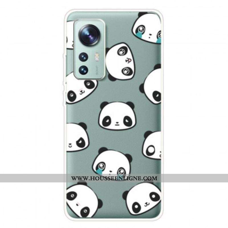 Coque Xiaomi 12 Pro Têtes de Pandas