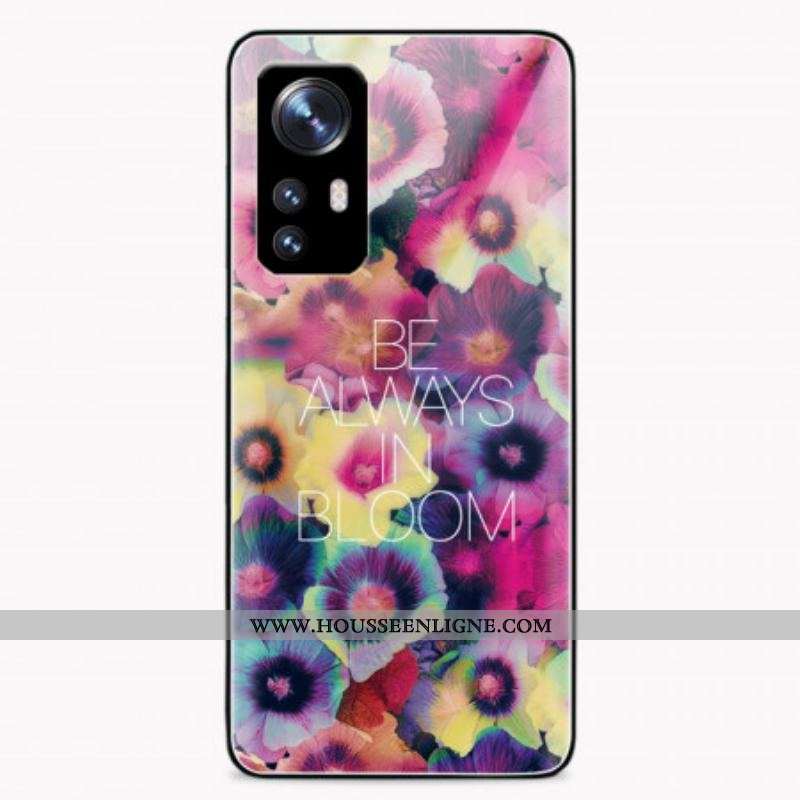 Coque Xiaomi 12 Pro Verre Trempé Be Always in Bloom