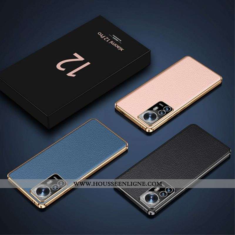 Coque Xiaomi 12 Pro Véritable Cuir