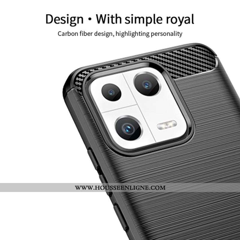 Coque Xiaomi 13 Fibre Carbone Brossée MOFI