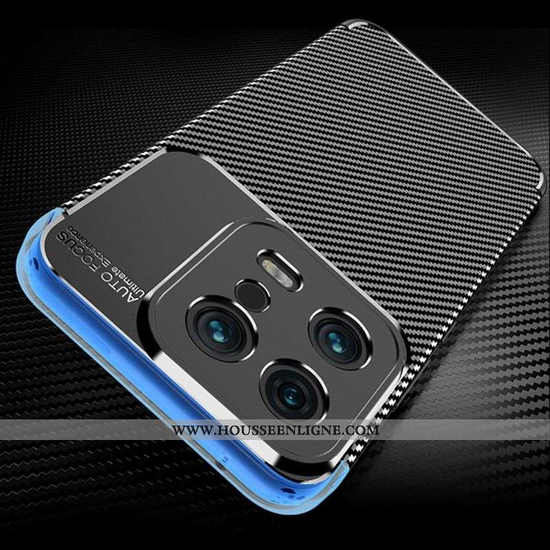 Coque Xiaomi 13 Flexible Texture Fibre Carbone