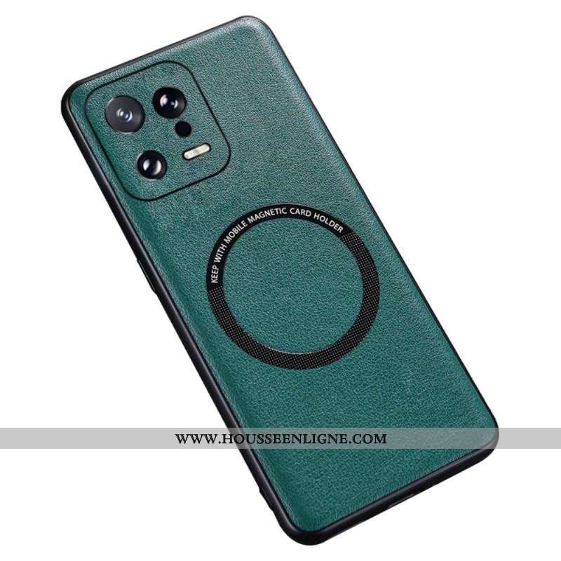 Coque Xiaomi 13 Pro Compatible MagSafe Style Cuir