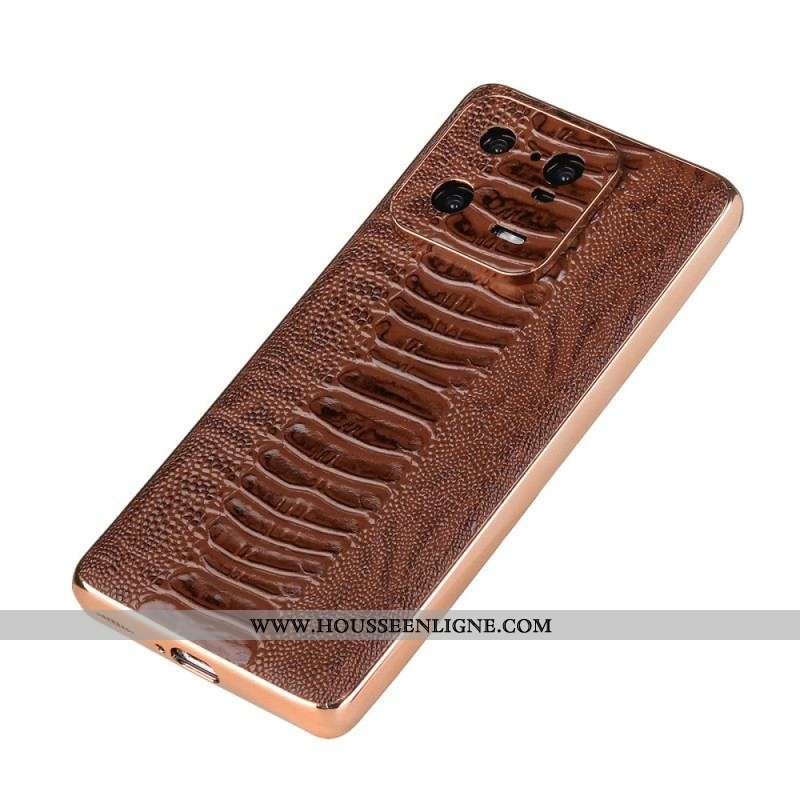 Coque Xiaomi 13 Pro Cuir Véritable Style Crocodile