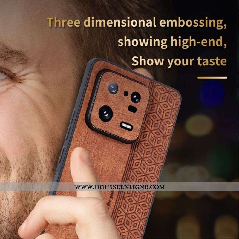 Coque Xiaomi 13 Pro Effet Cuir AZNS