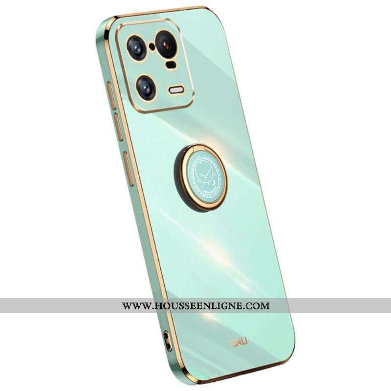 Coque Xiaomi 13 Pro Effet Métal Anneau-Support XINLI