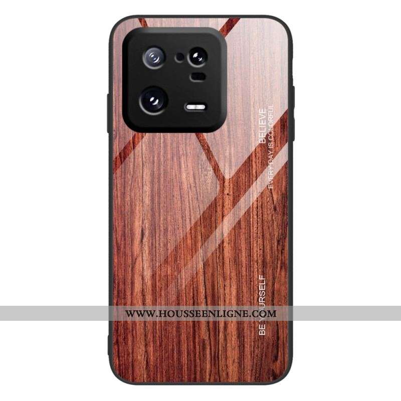 Coque Xiaomi 13 Pro Verre Trempé Design Bois