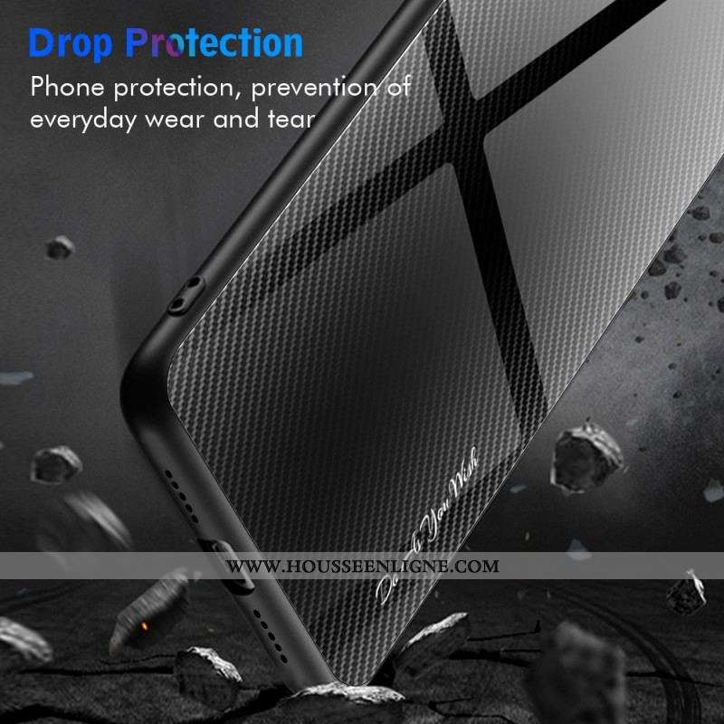 Coque Xiaomi 13 Pro Verre Trempé Fibre Carbone Classique