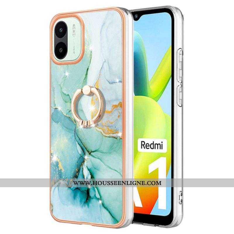 Coque Xiaomi Redmi A1 Marbre avec Anneau-Support