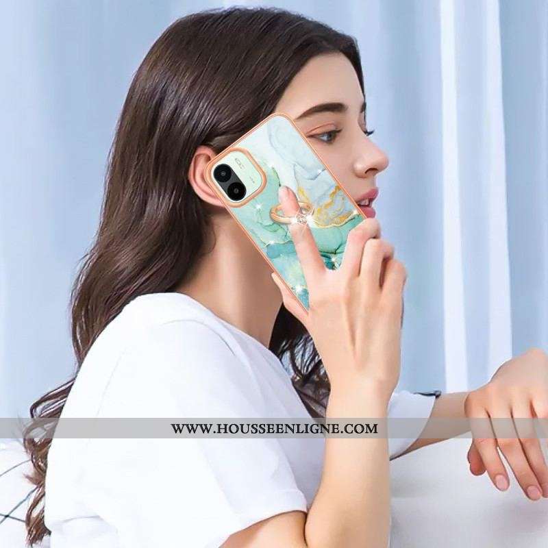 Coque Xiaomi Redmi A1 Marbre avec Anneau-Support