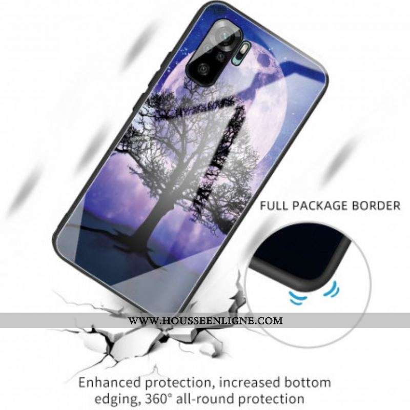 Coque Xiaomi Redmi Note 10/10S/Poco M5s Arbre et Lune