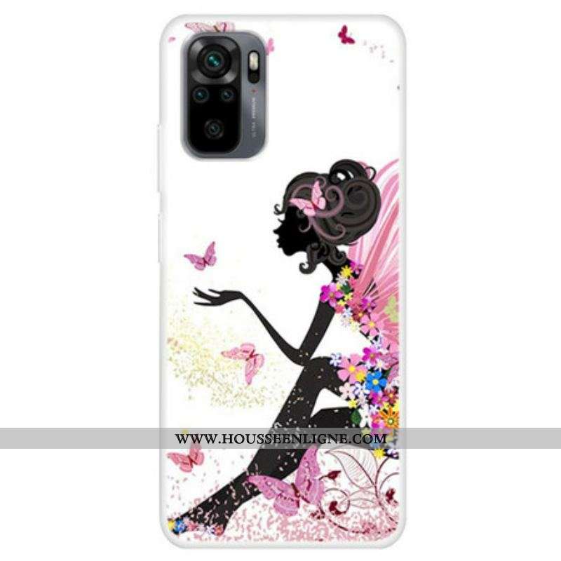 Coque Xiaomi Redmi Note 10/10S/Poco M5s Butterfly Lady