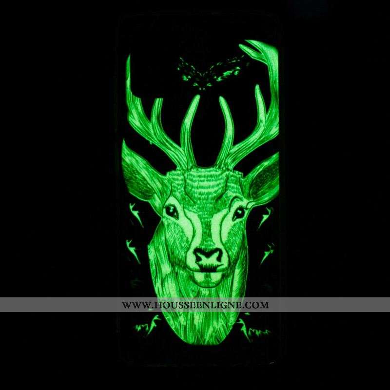 Coque Xiaomi Redmi Note 10/10S/Poco M5s Cerf Majestueux Fluorescente