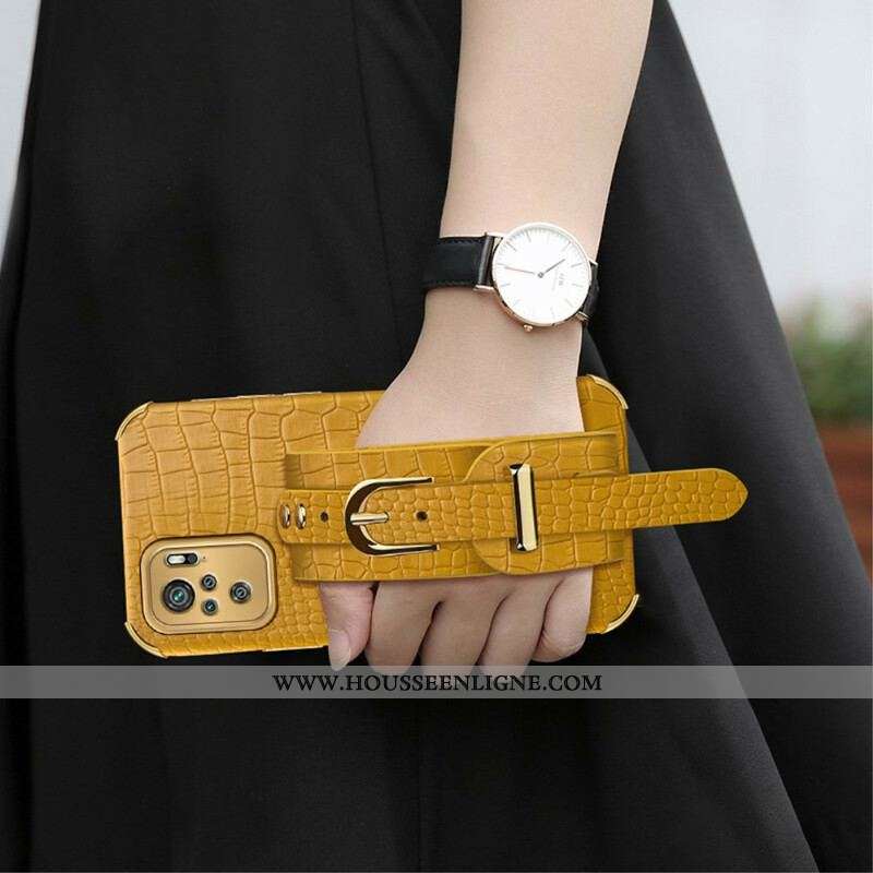 Coque Xiaomi Redmi Note 10/10S/Poco M5s Croco Bracelet