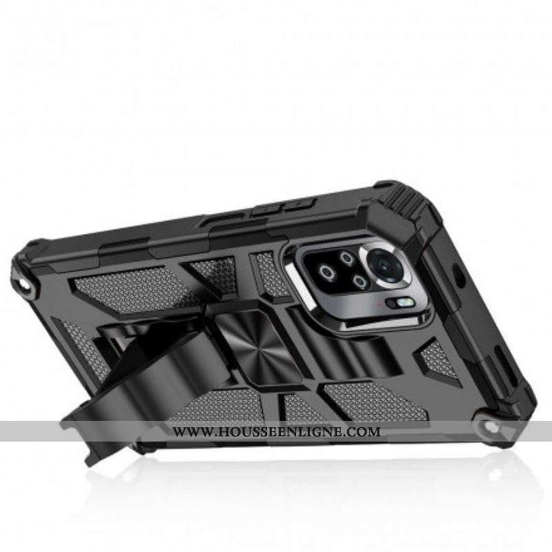 Coque Xiaomi Redmi Note 10/10S/Poco M5s Détachable avec Support Amovible