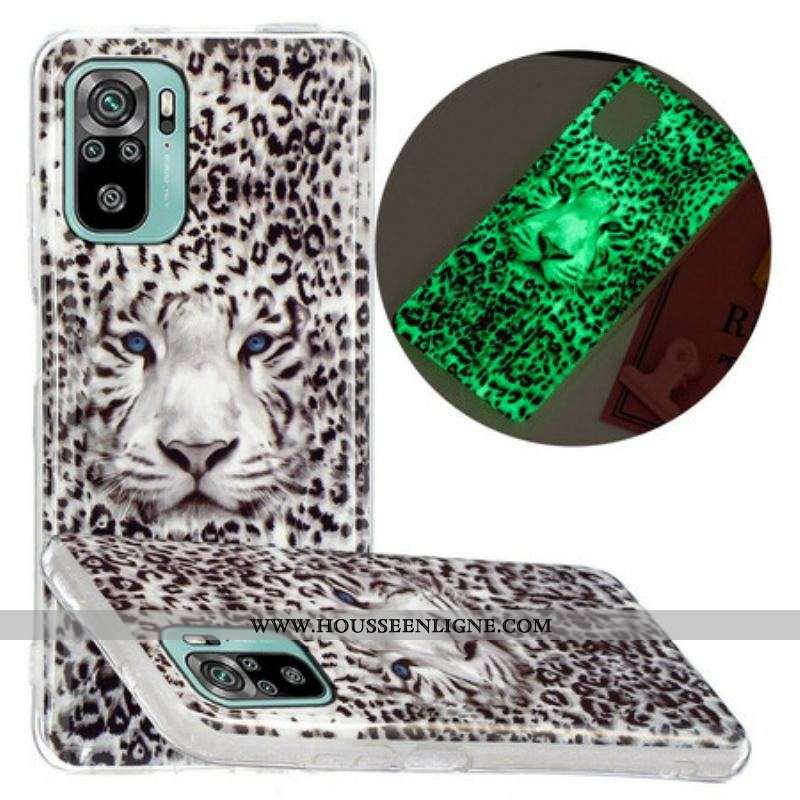 Coque Xiaomi Redmi Note 10/10S/Poco M5s Leopard Fluorescente