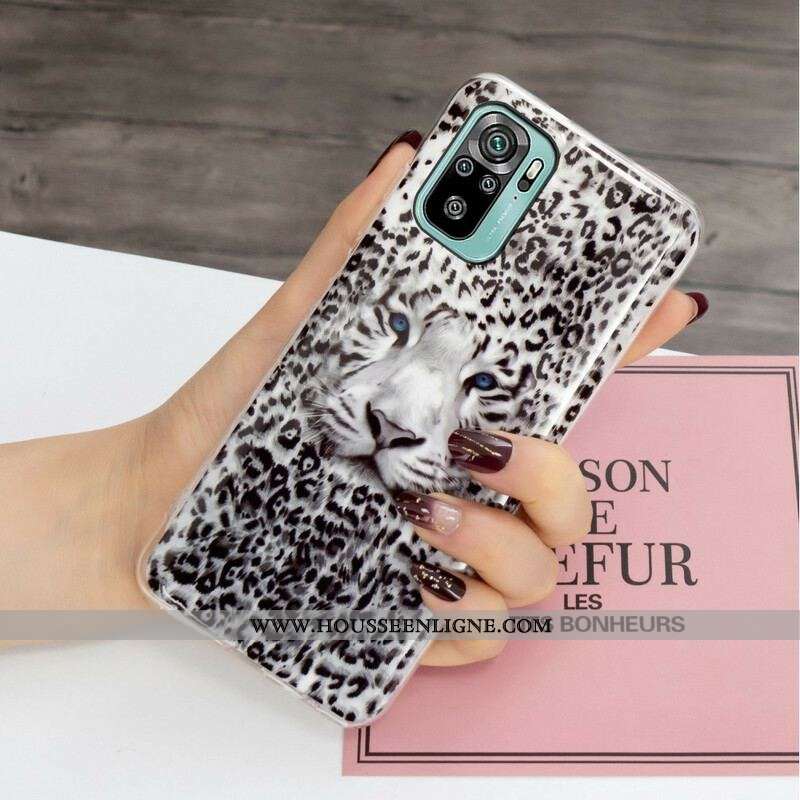 Coque Xiaomi Redmi Note 10/10S/Poco M5s Leopard Fluorescente