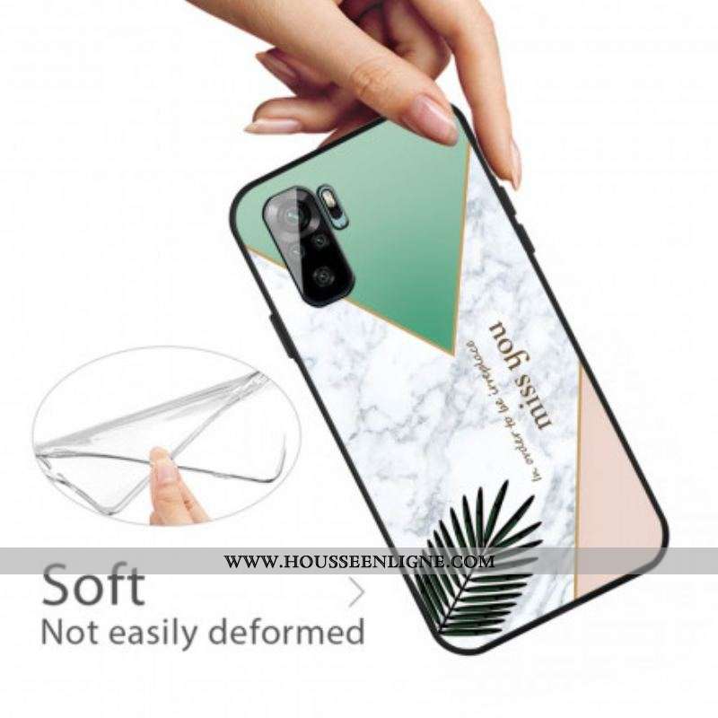 Coque Xiaomi Redmi Note 10/10S/Poco M5s Marbre Stylisé
