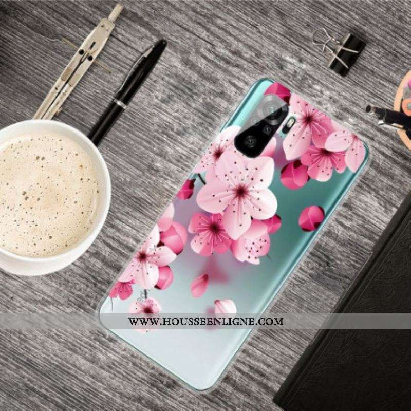 Coque Xiaomi Redmi Note 10/10S/Poco M5s Petites Fleurs Roses